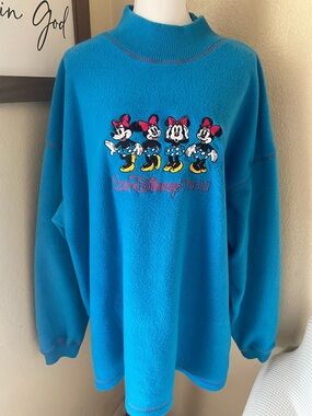 Walt Disney World Womens Minnie Mouse Sweater XXL